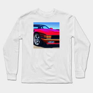 Retro Classic Sports Car Long Sleeve T-Shirt